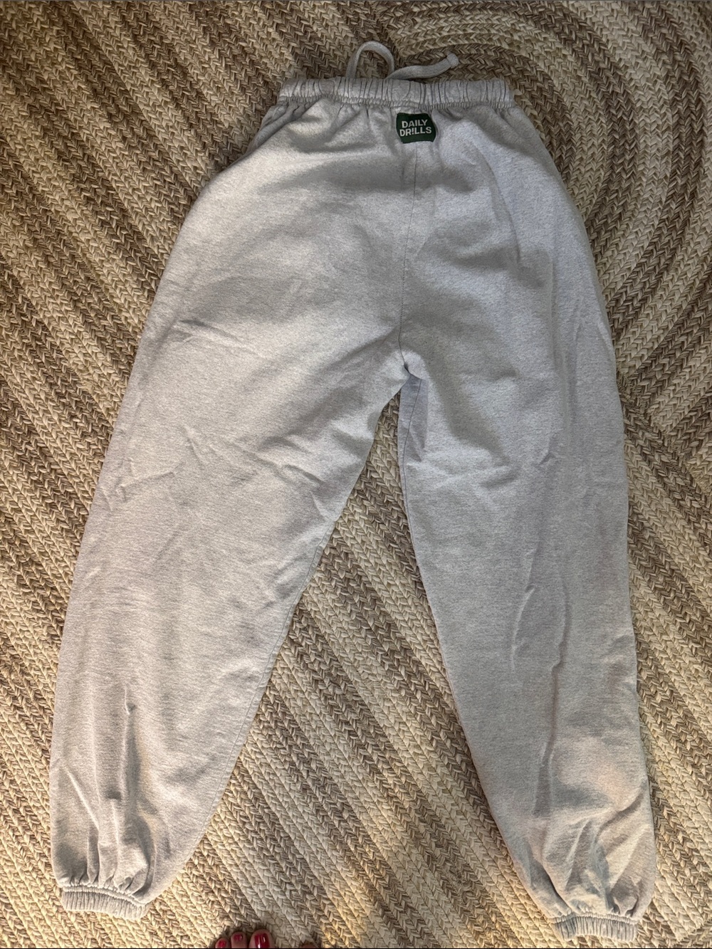 Daily Drills Light Gray Track Joggers